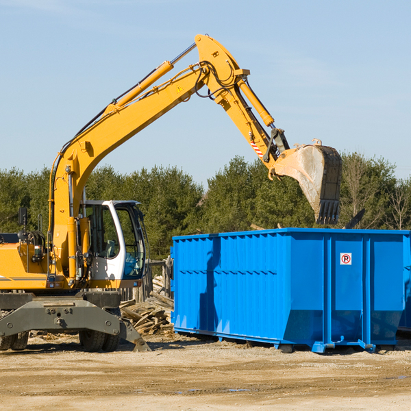 can i choose the location where the residential dumpster will be placed in Saltillo IN